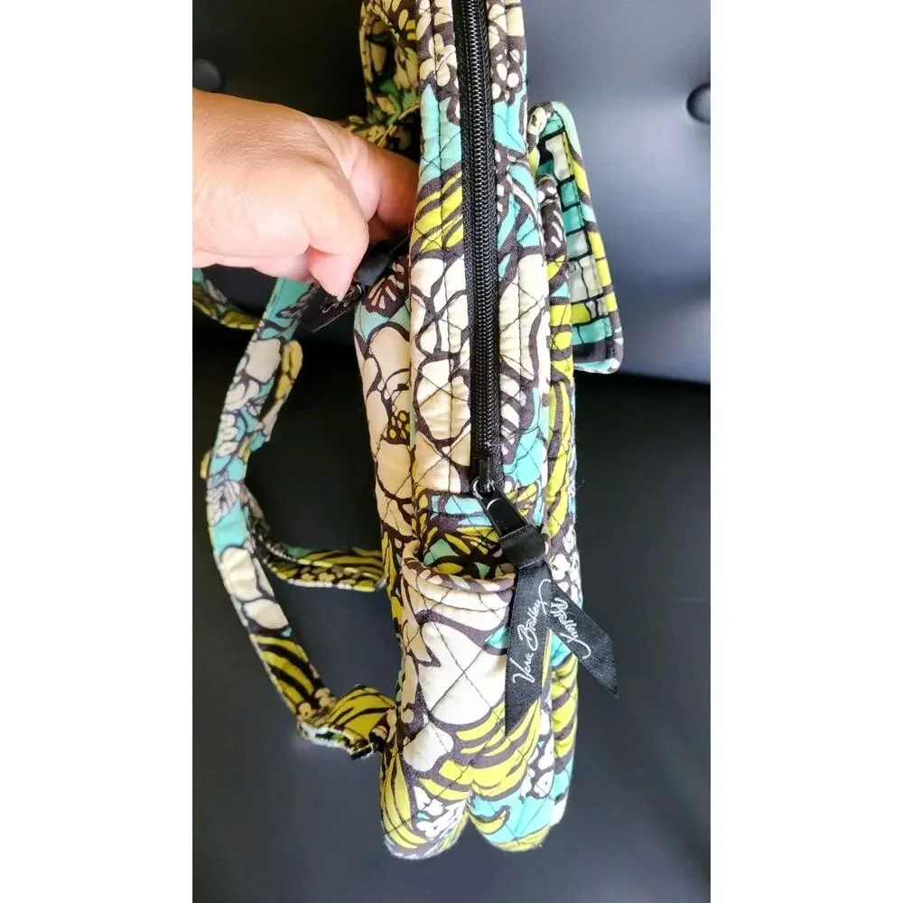 Vera Bradley BACKPACK Bookbag ISLAND BLOOMS Shoulder Bag School Travel Work EUC!